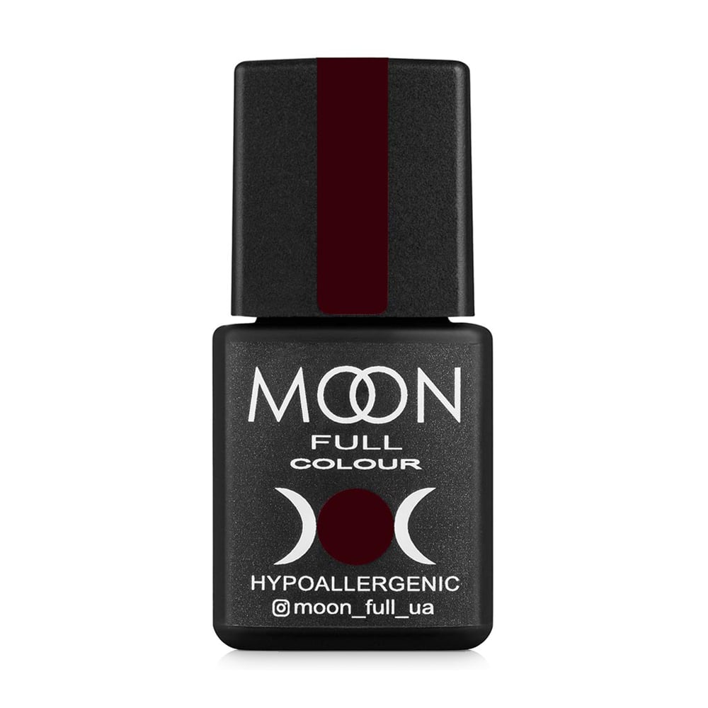 Уцінка! Гель-лак для нігтів Moon Full Сolor Hypoallergenic Winter 2021 Gel Рolish 674 марсала темний насичений, 8 мл